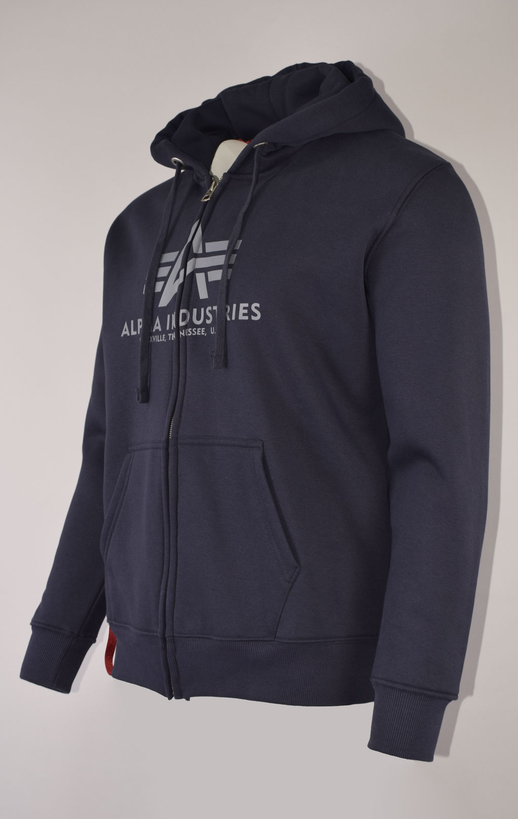 Толстовка ALPHA INDUSTRIES BASIC ZIP HOODY rep. blue 