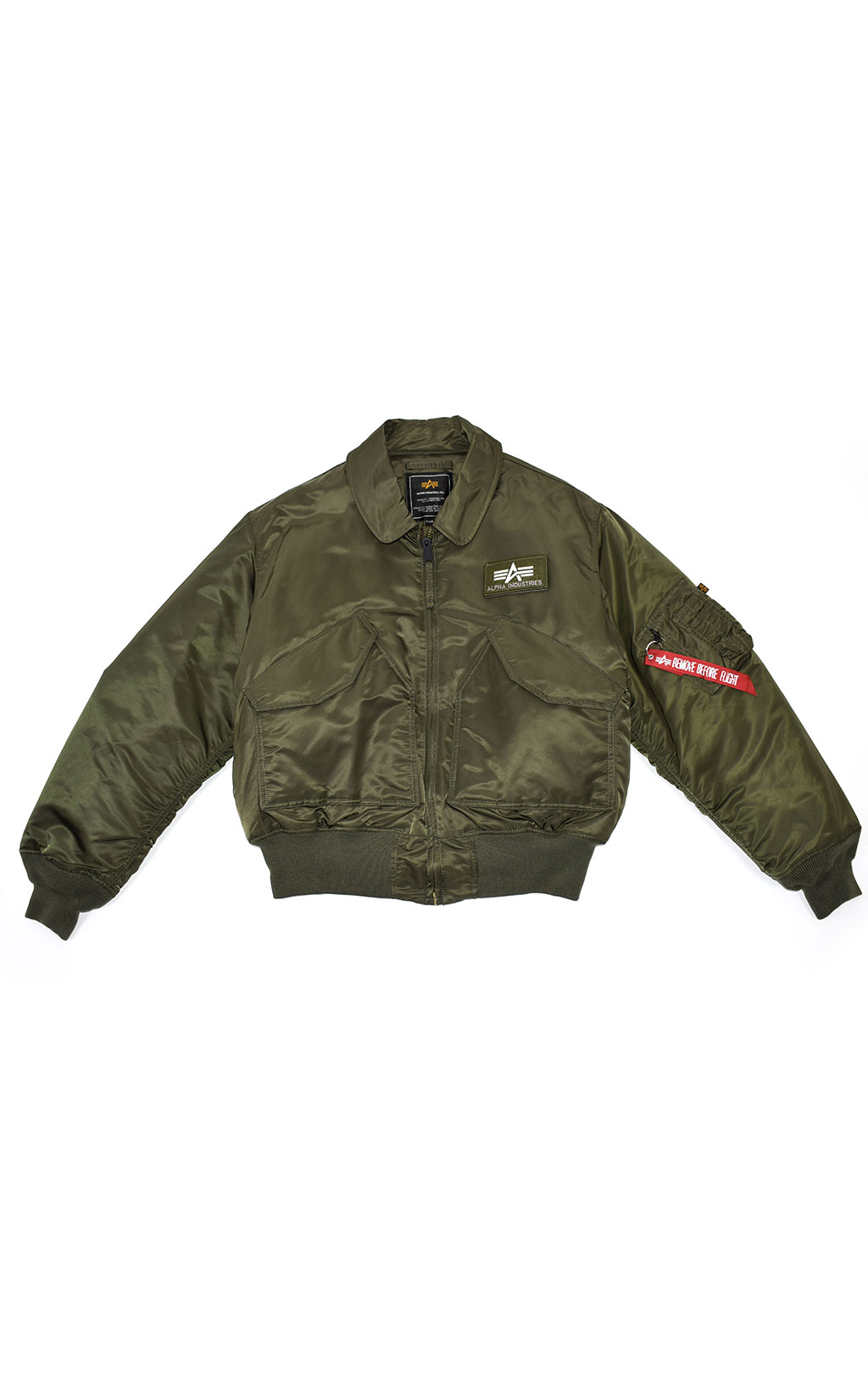 Куртка летная ALPHA INDUSTRIES CWU-45 dark olive 