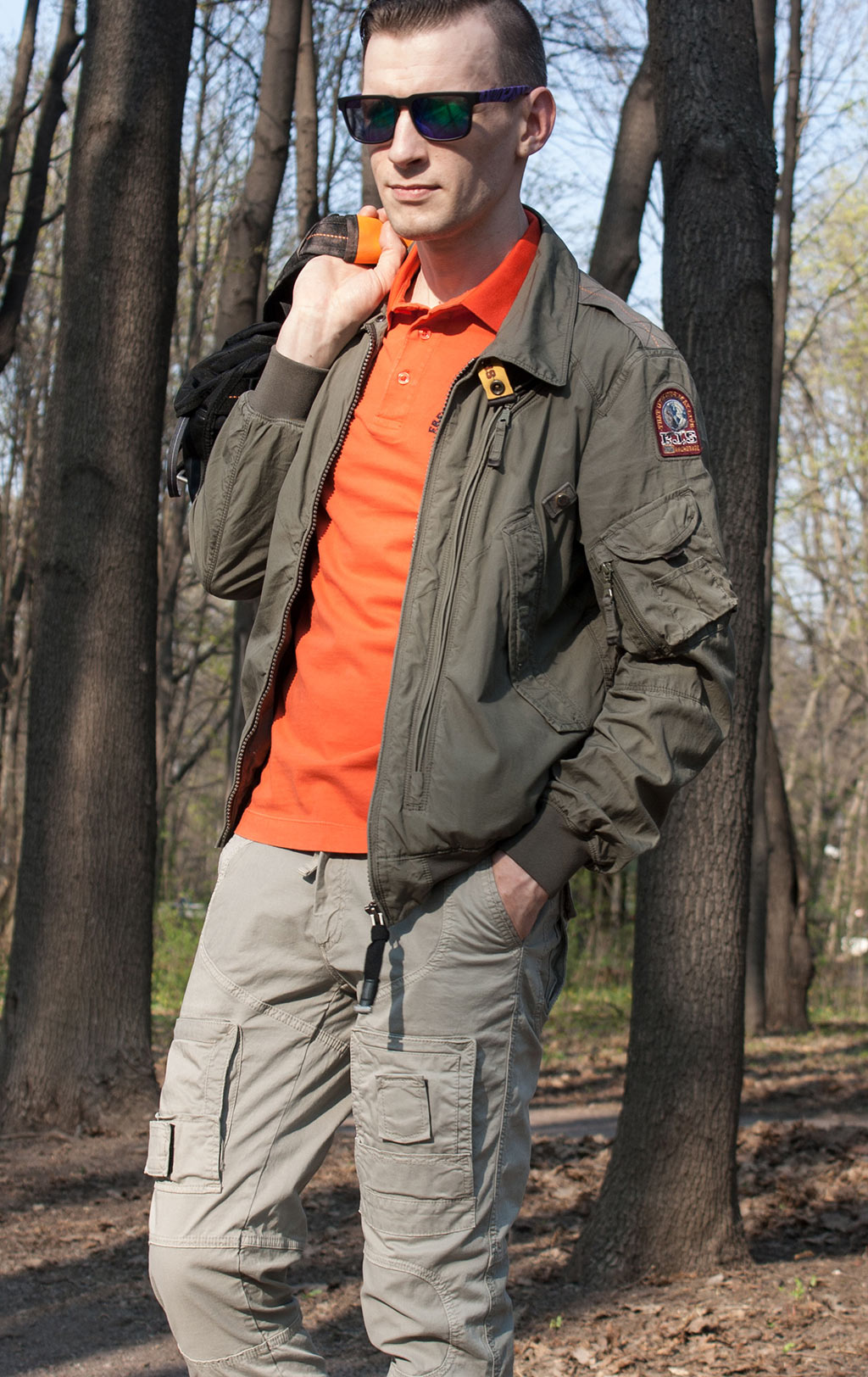 Ветровка PARAJUMPERS BRIGADIER army 