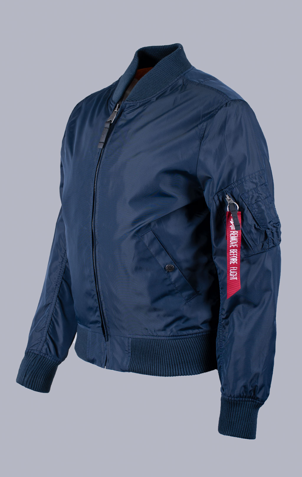 Ветровка-бомбер ALPHA INDUSTRIES MA-1 TT big size rep. blue 