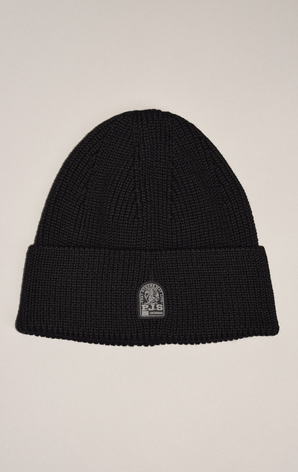 Шапка вязаная PARAJUMPERS PLAIN BEANIE FW 23/24 black 