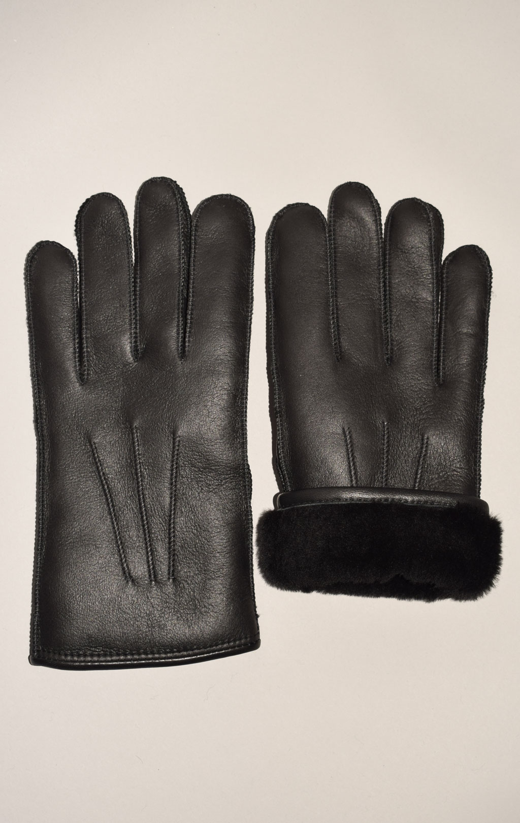 Перчатки PARAJUMPERS SHEARLING GLOVES овчина FW 23/24 black 