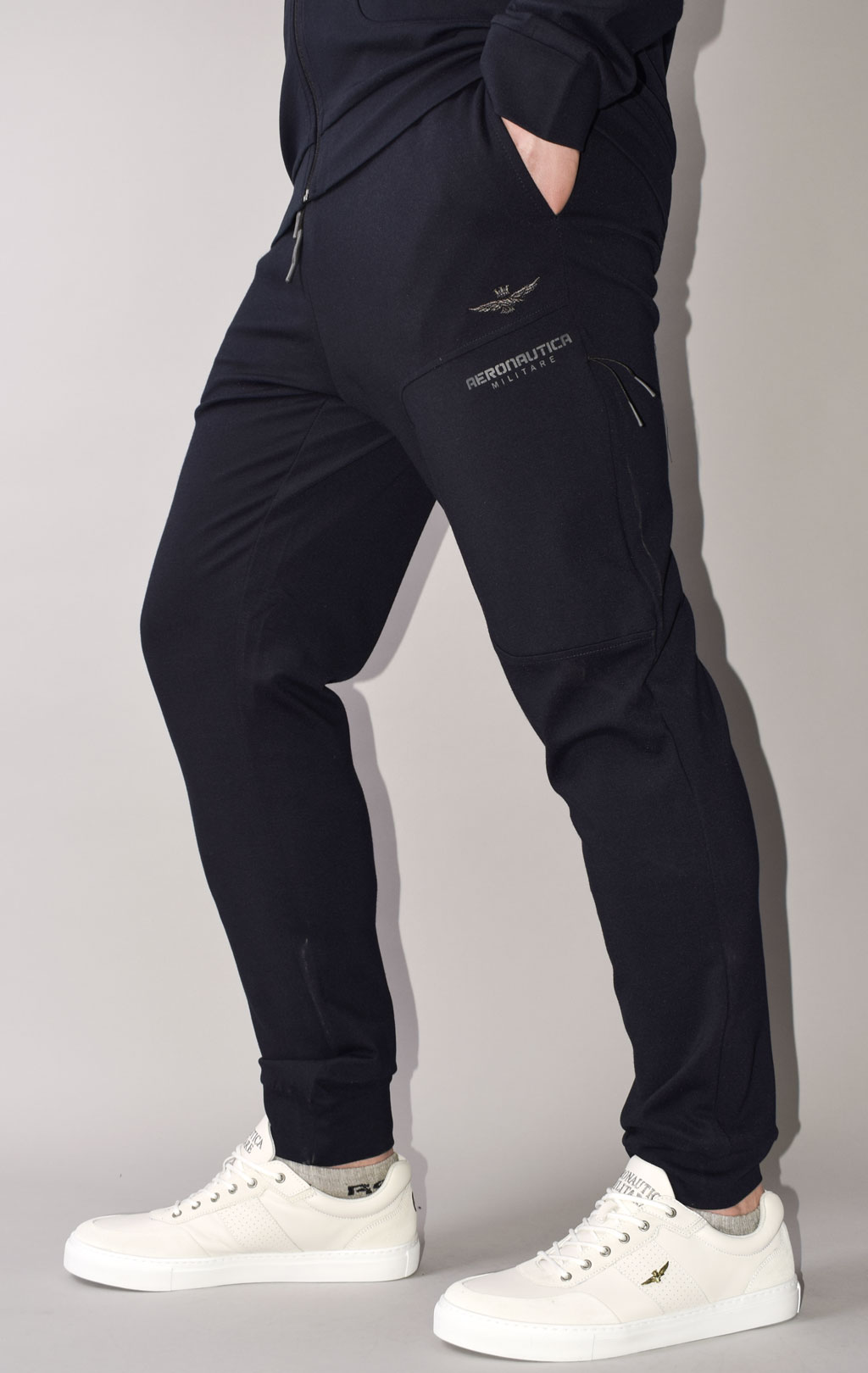 Костюм спортивный AERONAUTICA MILITARE big size SS 23/IT blue navy (TF 039) 