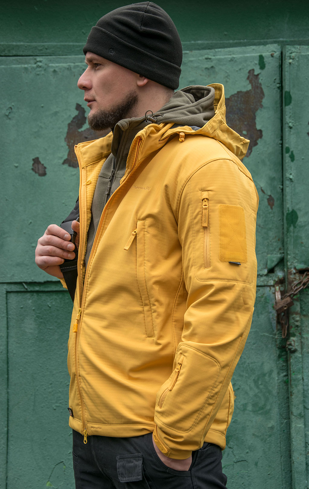 Куртка тактическая softshell Pentagon мембрана ARTAXES Soft Shell yellow tuscan-70 08011 