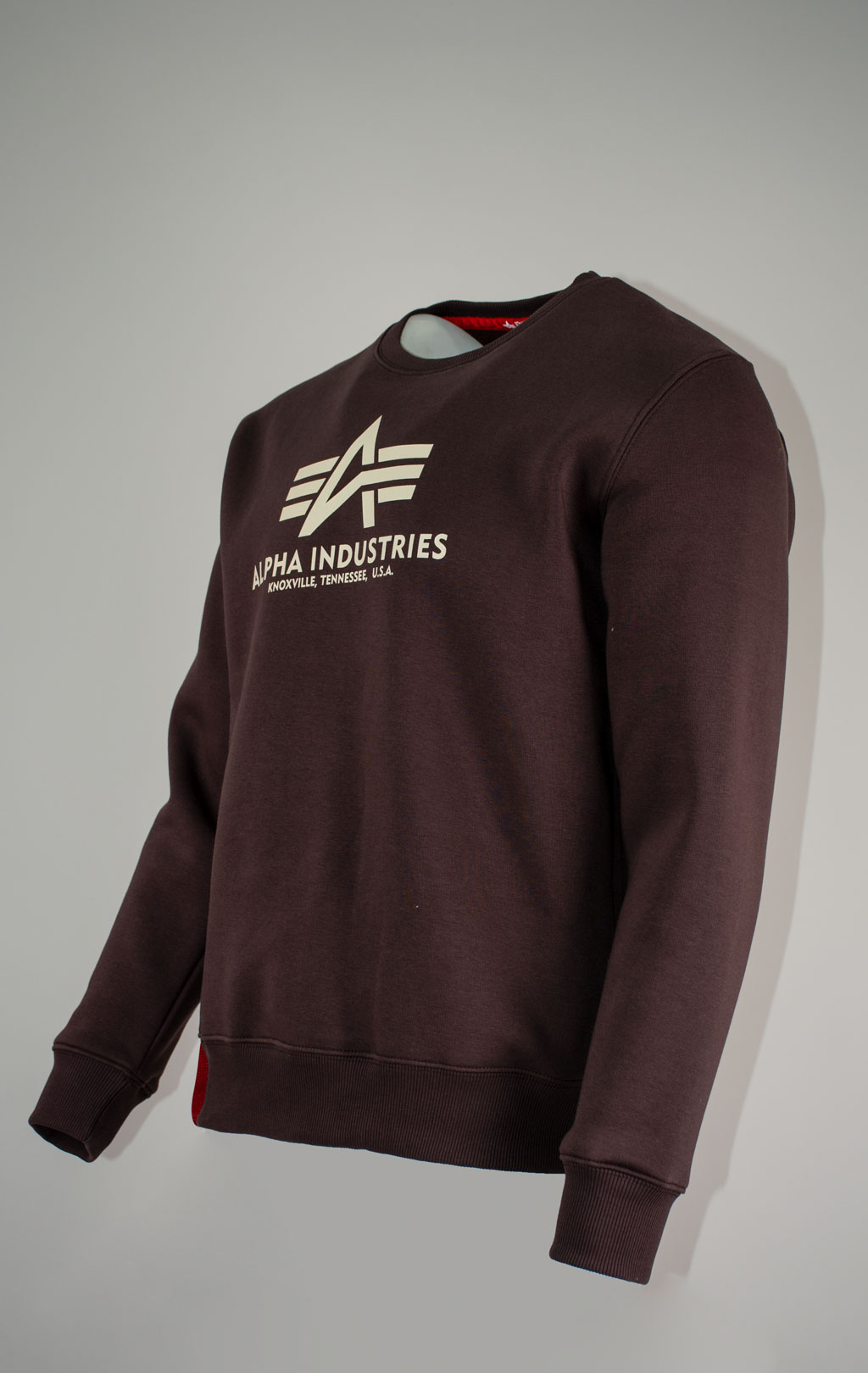 Свитшот ALPHA INDUSTRIES BASIC SWEATER hunter brown 