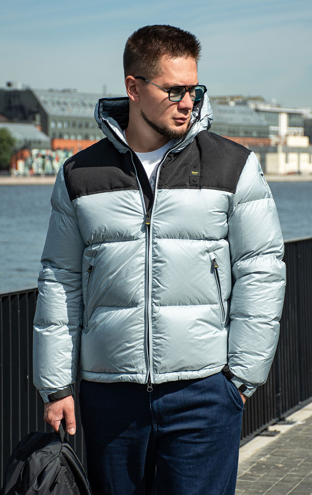Куртка-пуховик BLAUER BERNARD FW 24/25 blue 975 (CO3210) 