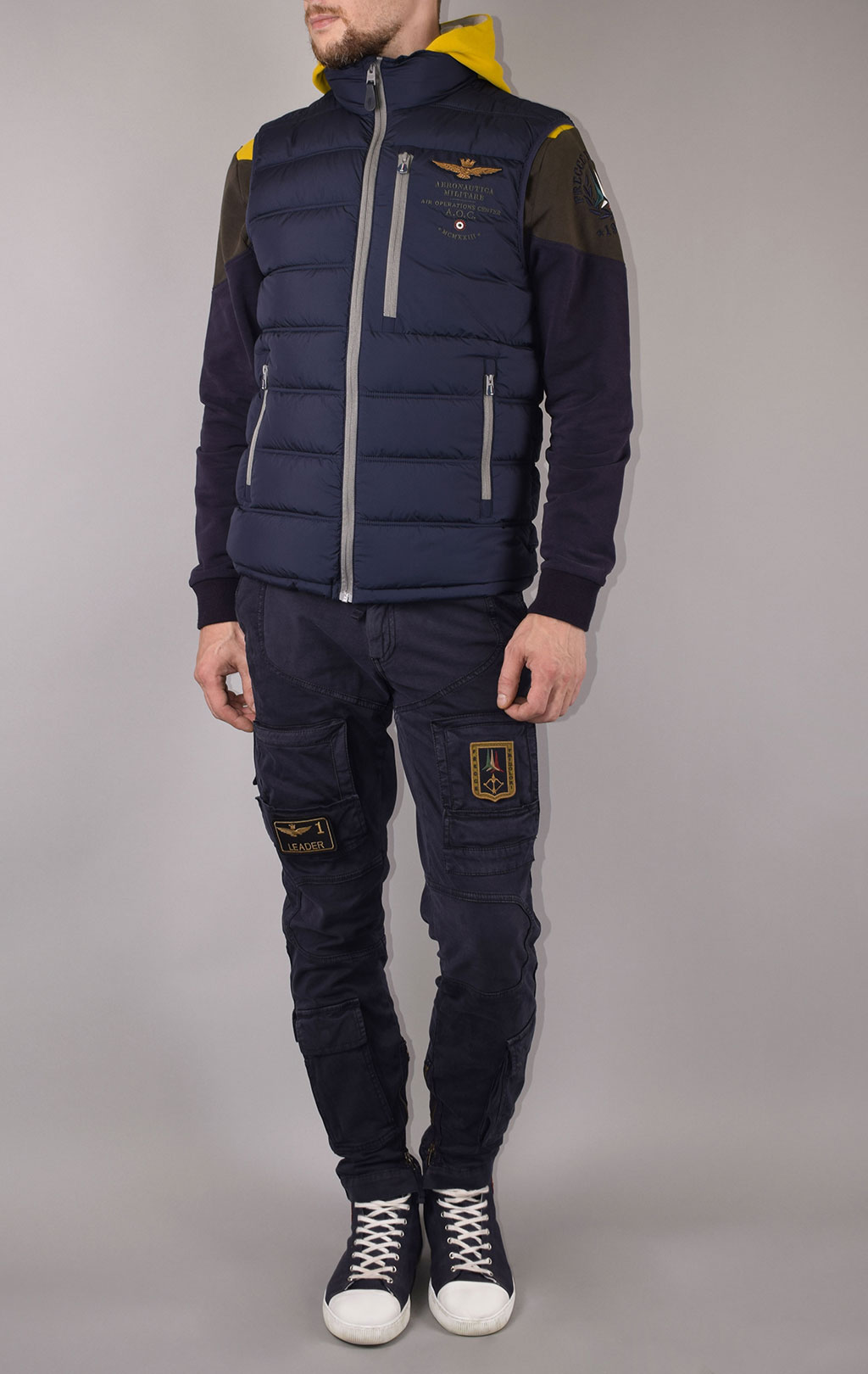 Жилет AERONAUTICA MILITARE FW 19/20 blue navy (AB 1685) 