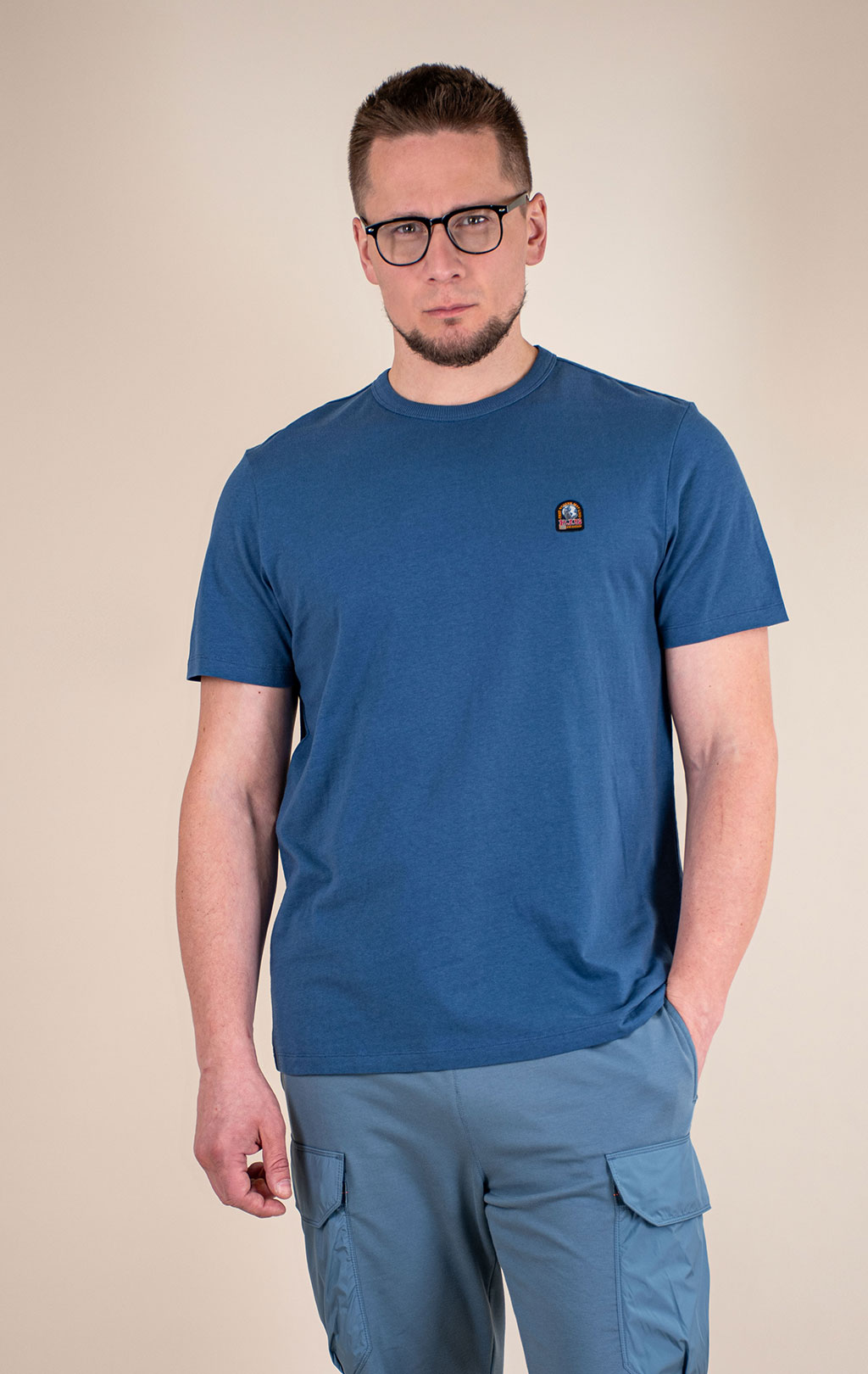 Футболка PARAJUMPERS ELIO TEE SS 26 true blue 