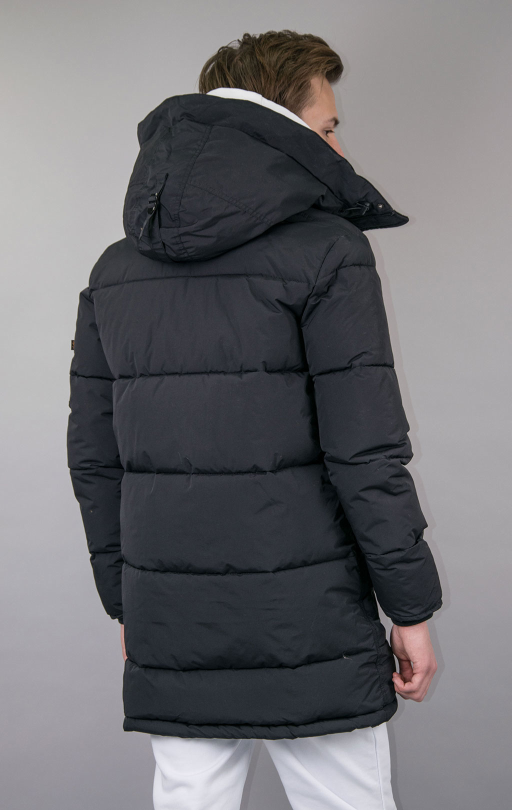 Аляска ALPHA INDUSTRIES QUILTED PARKA N-3B FW 22/23 m black 