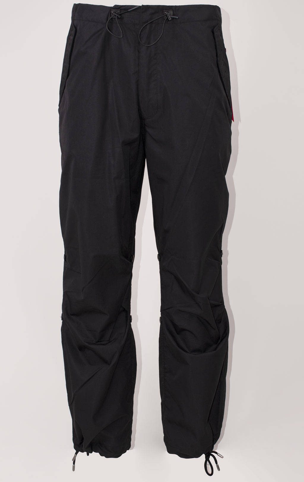 Брюки-карго парашюты ALPHA INDUSTRIES PARACHUTE PANTS SS 24 m black 