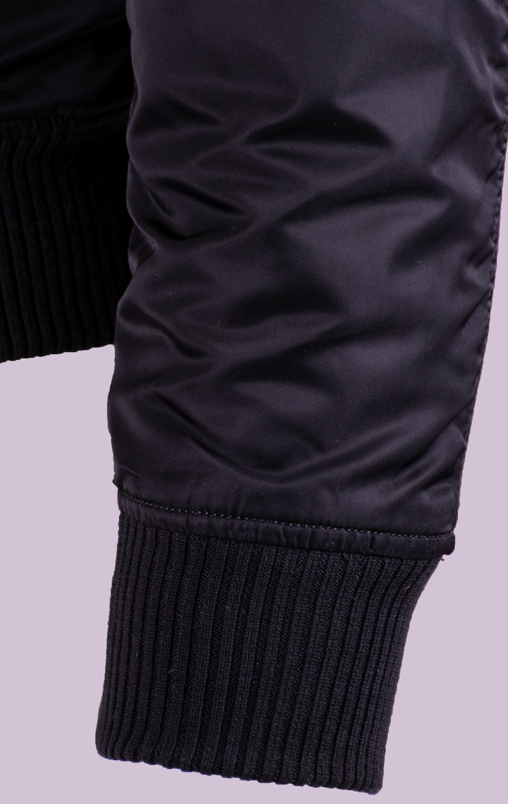 Бомбер ALPHA INDUSTRIES MA-1 VF NASA all black 