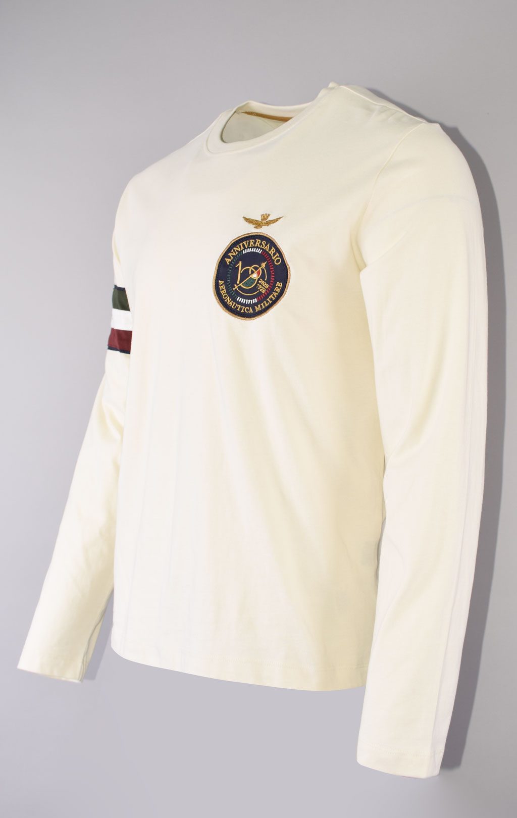 Лонгслив AERONAUTICA MILITARE FW 23/24/BD cream white (TS 2138) 