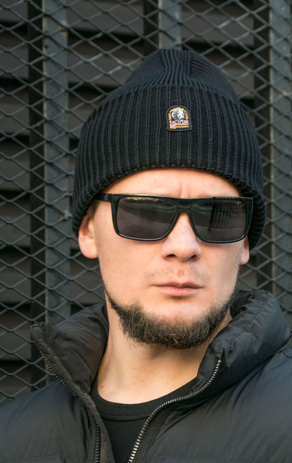 Шапка вязаная PARAJUMPERS STREET HAT FW 23/24 black 