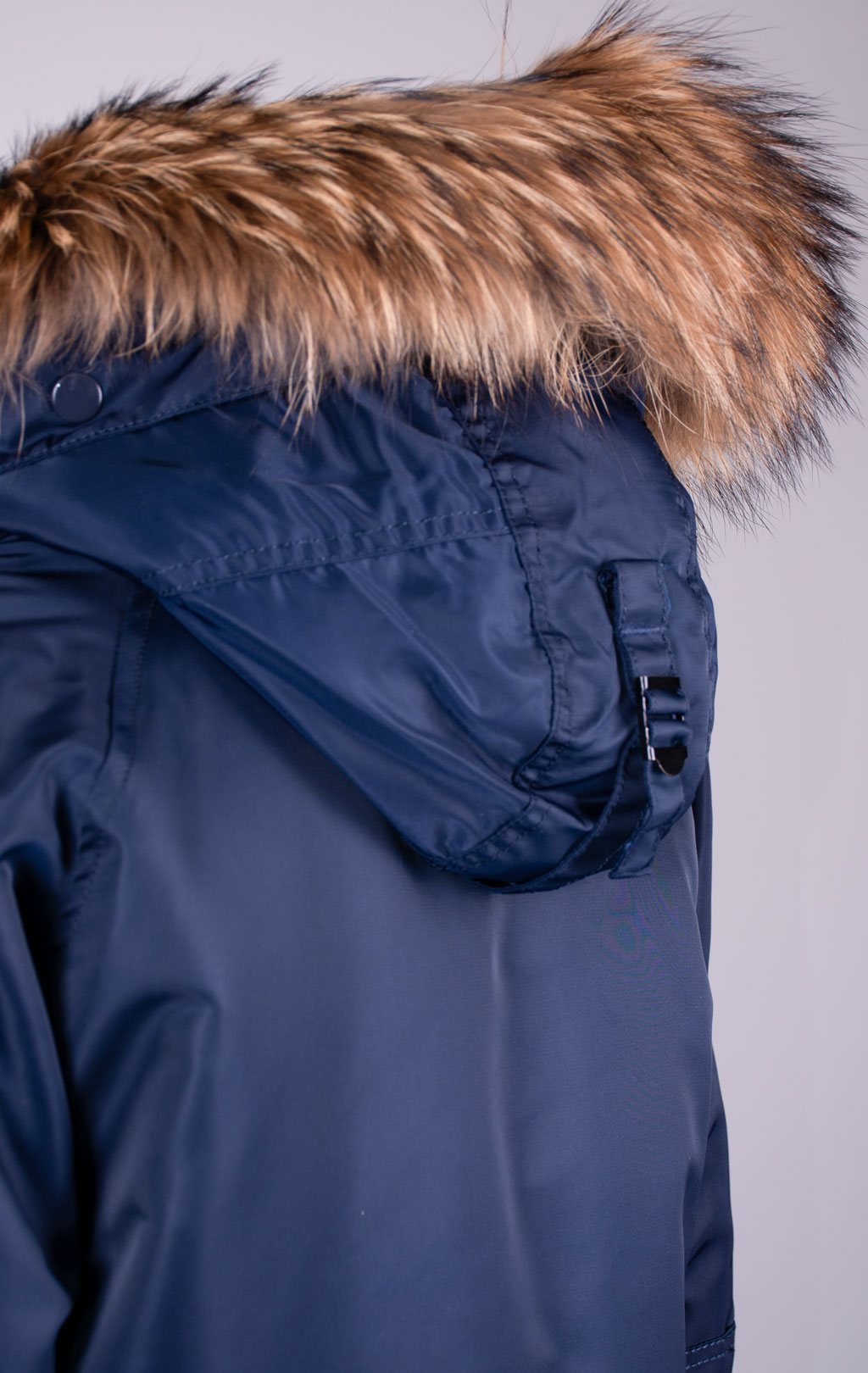 Аляска ALPHA INDUSTRIES CLASSIC N-3B натур. мех rep. blue 