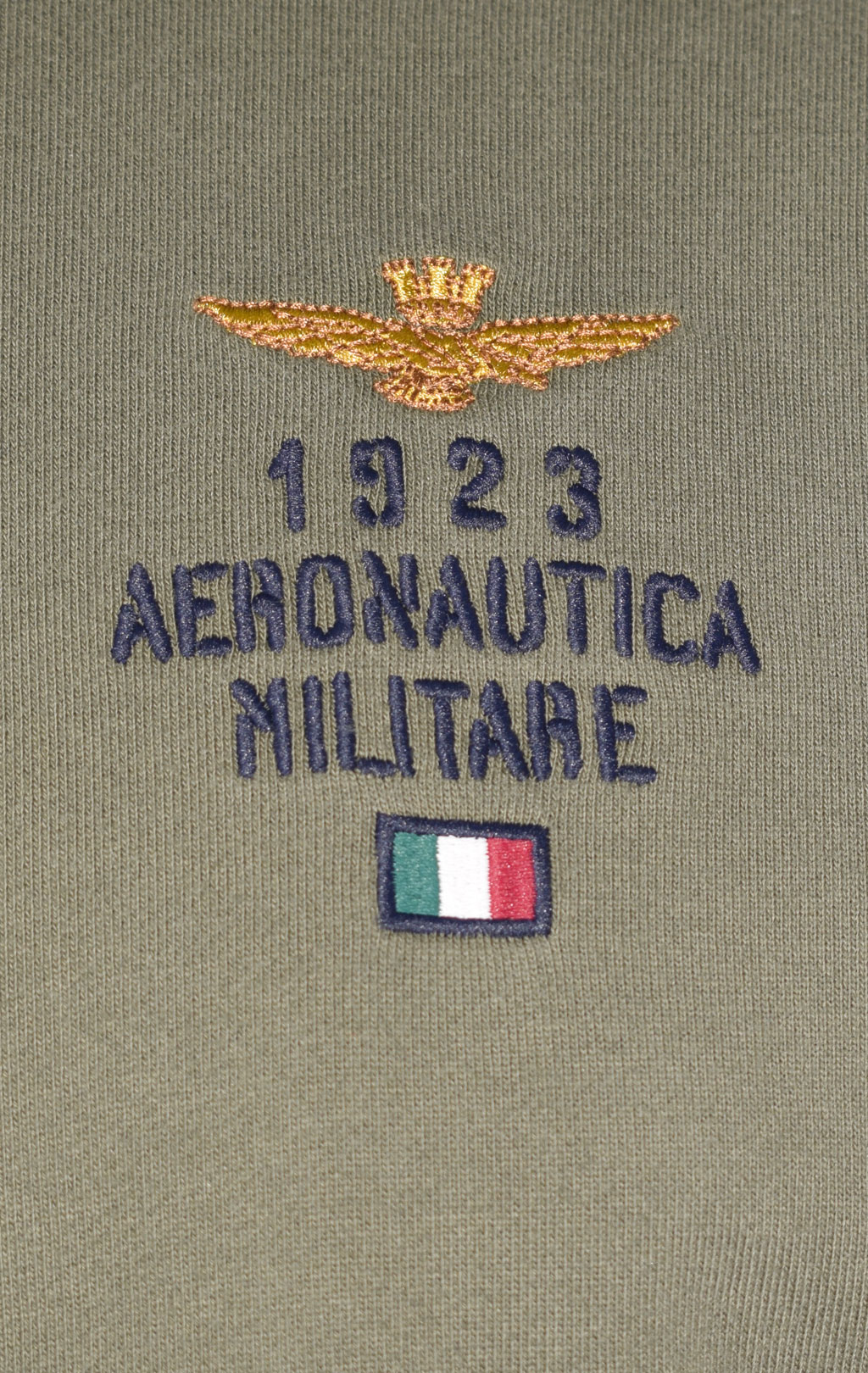 Олимпийка AERONAUTICA MILITARE SS 23/TR verde militare (FE 1745) 