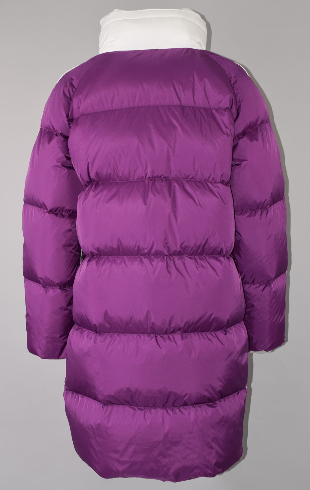 Женское пальто пуховое PARAJUMPERS JADA FW 22/23 silver-grey-deep orchid 