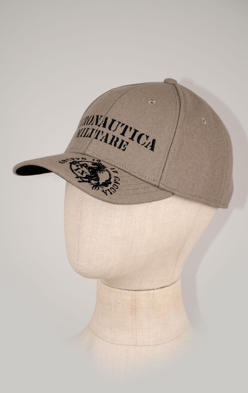 Бейсболка AERONAUTICA MILITARE шерсть FW 25/26/CN colonial abbey (HA 1226) 