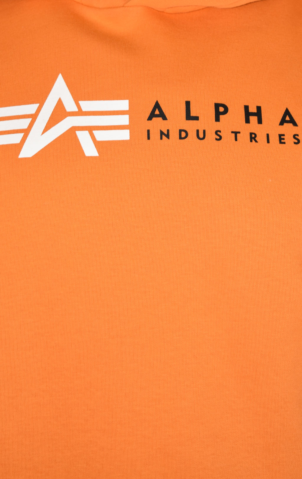 Толстовка ALPHA INDUSTRIES ALPHA LABEL HOODY Alpha orange 