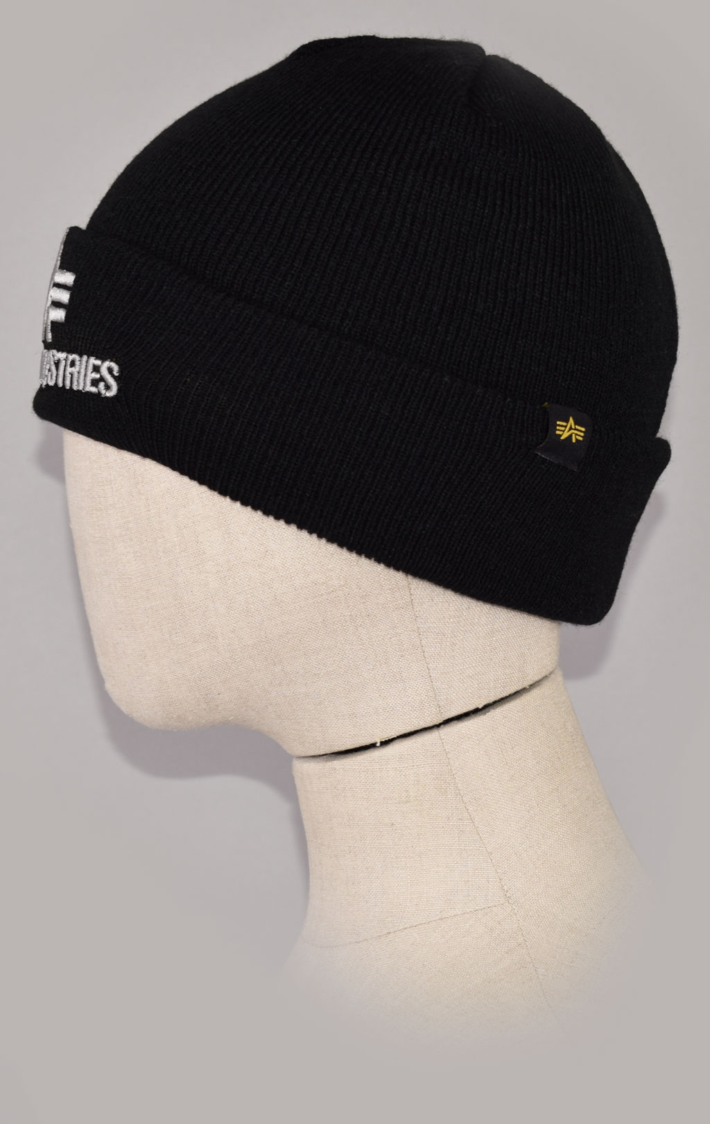 Шапка ALPHA INDUSTRIES 3D BEANIE black 