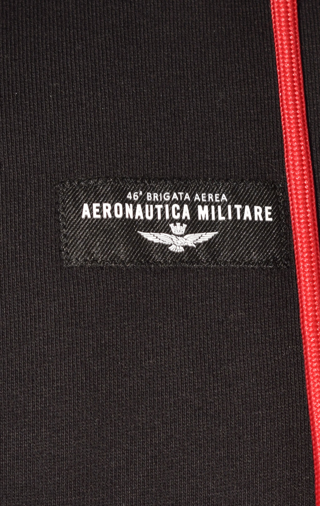 Толстовка с капюшоном AERONAUTICA MILITARE ANTARCTICA FW 23/24/TR jet black (FE 1820) 