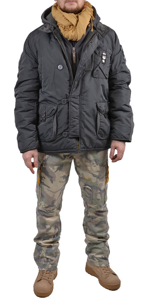 Куртка ALPHA INDUSTRIES COBBS-II dark gun metal Куртка ALPHA INDUSTRIES COBBS-II dark gun metal