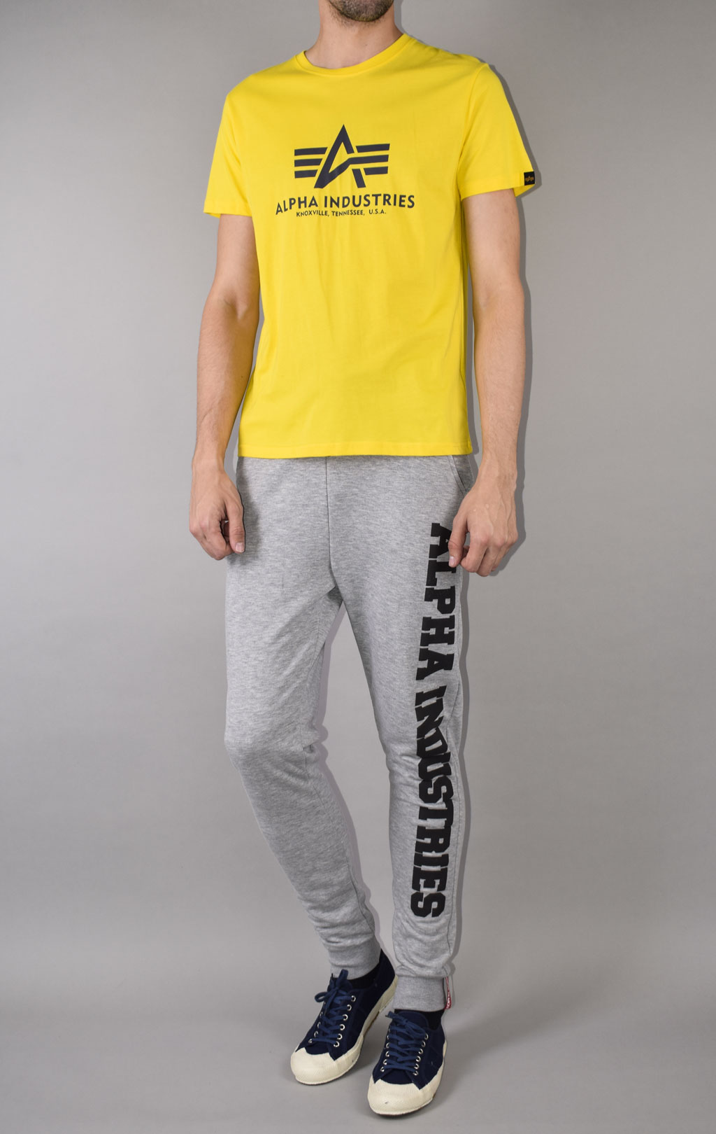 Футболка ALPHA INDUSTRIES BASIC T empire yellow 