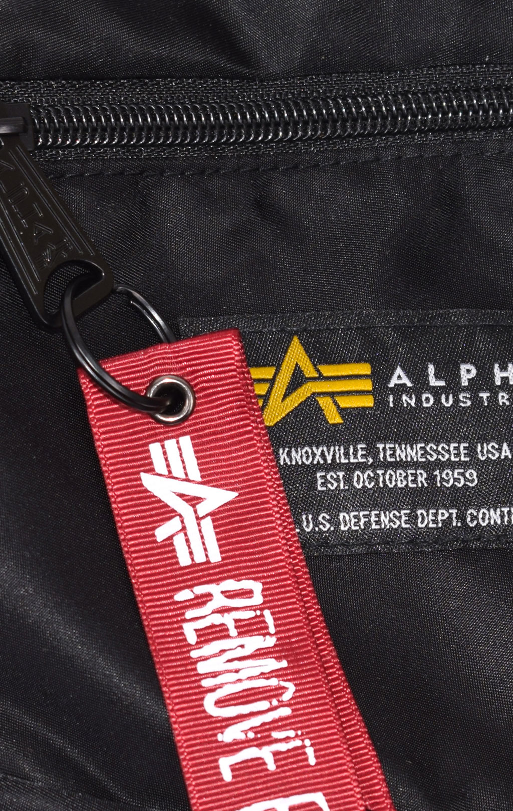 Сумка поясная ALPHA INDUSTRIES CREW WAIST BAG black 