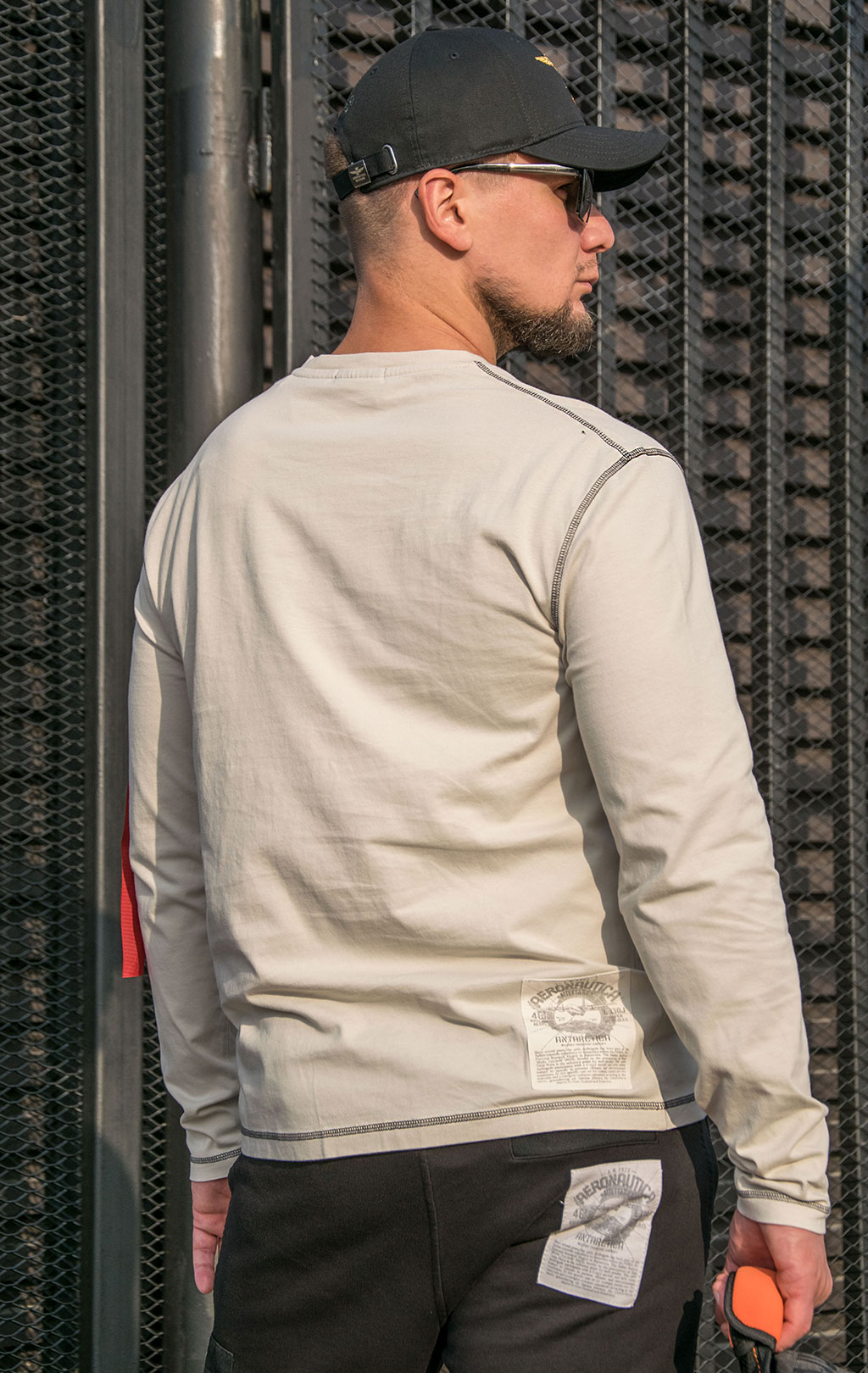 Лонгслив AERONAUTICA MILITARE ANTARCTICA FW 23/24/TR ghiaccio (TS 2147)