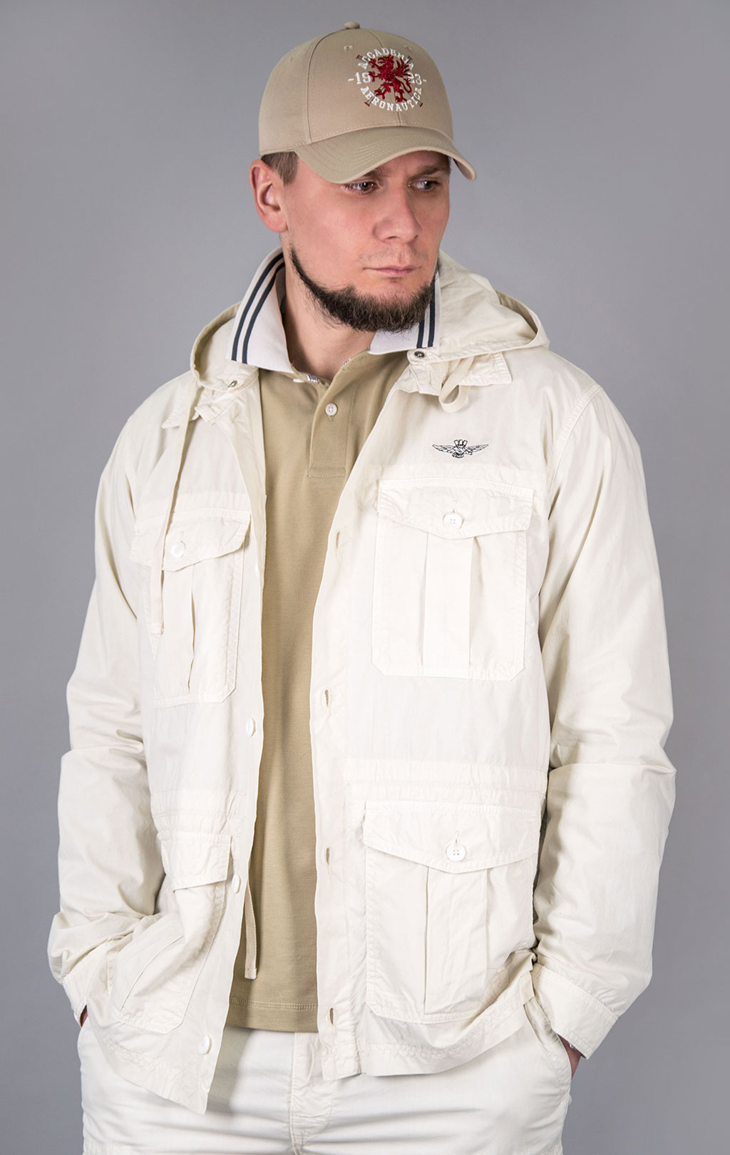 Ветровка AERONAUTICA MILITARE SS 24 m/AL dark ice (AC 020) 