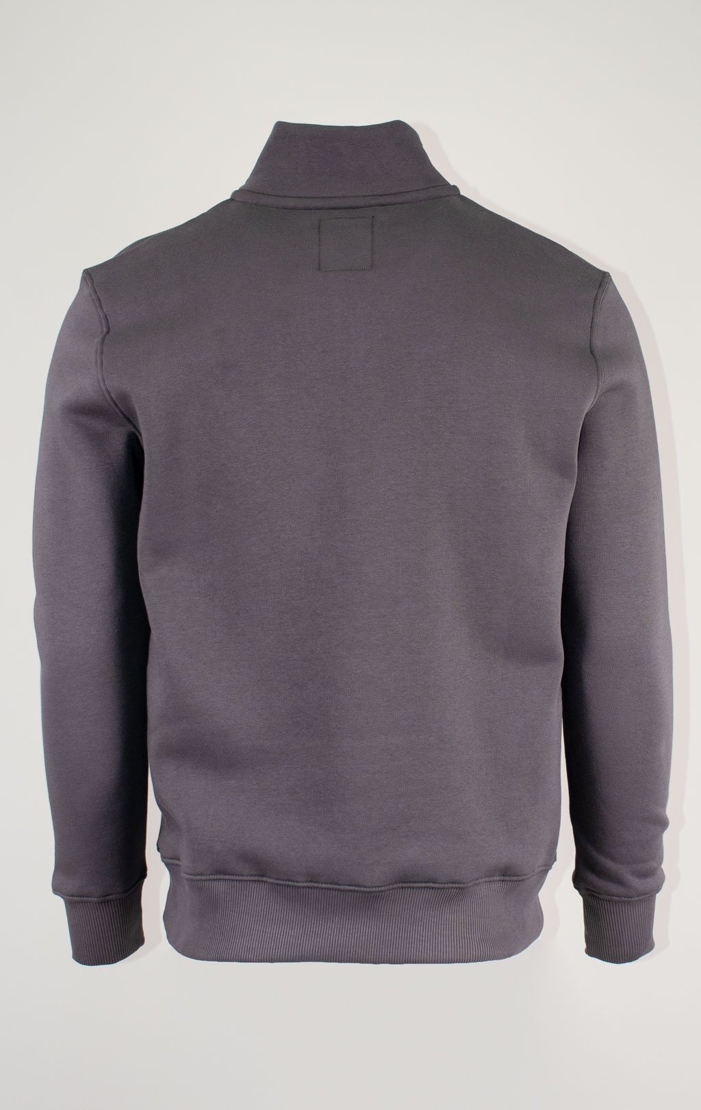 Толстовка ALPHA INDUSTRIES HALF ZIP SWEATER SMALL LOGO vintage grey 