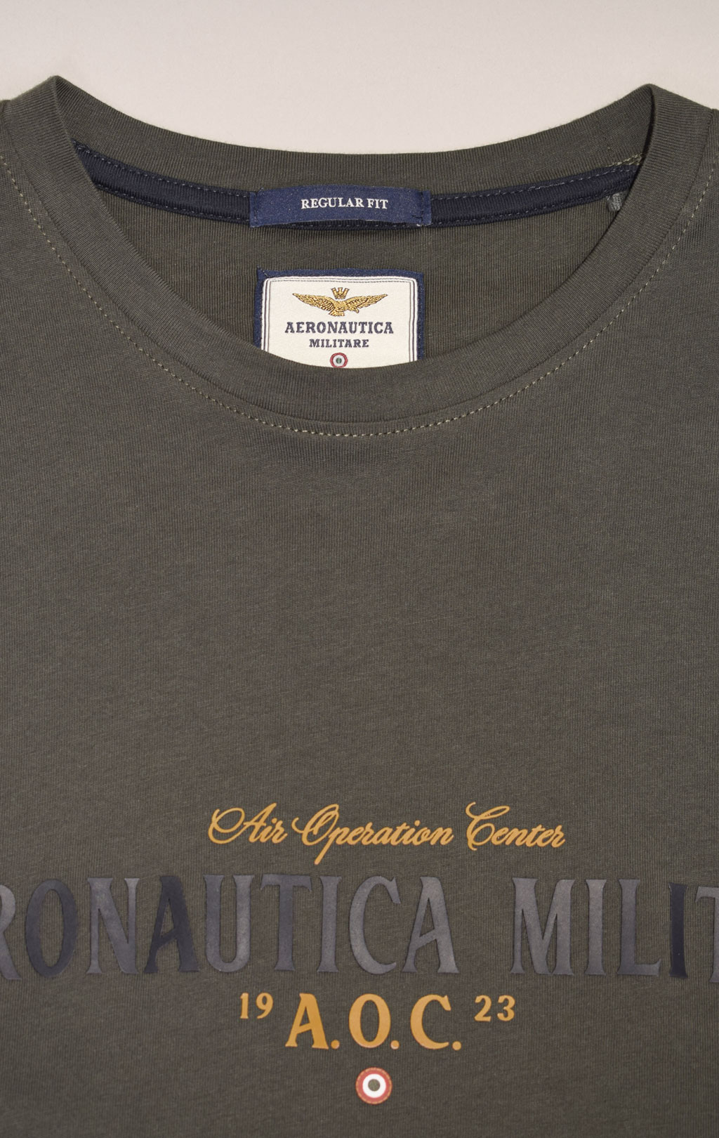 Лонгслив AERONAUTICA MILITARE FW 23/24/BD dark green (TS 2187)