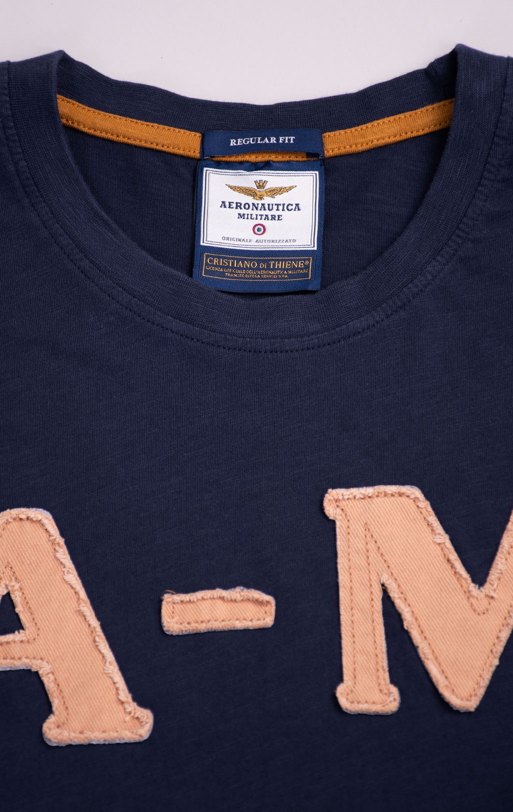 Футболка AERONAUTICA MILITARE big size SS 26/BD blue navy (TS 2526) 