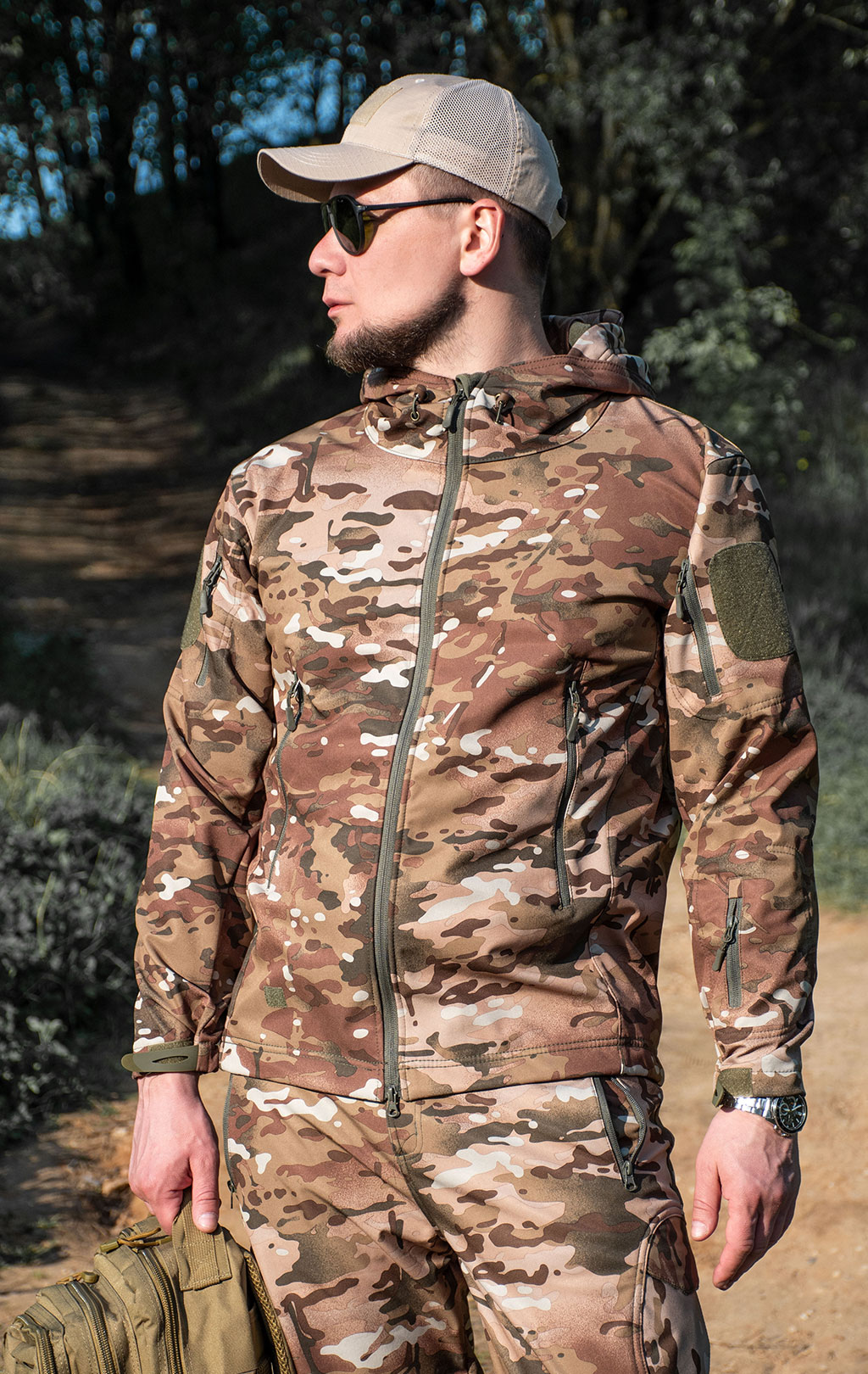 Костюм тактический SHARK SKIN Soft Shell утеплённый multicam UF-1163-jkt-pant Китай