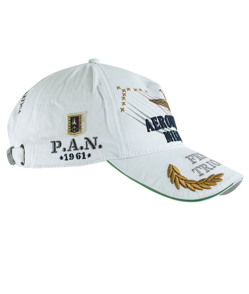 Бейсболка AERONAUTICA MILITARE bianco ottico (HA 909)