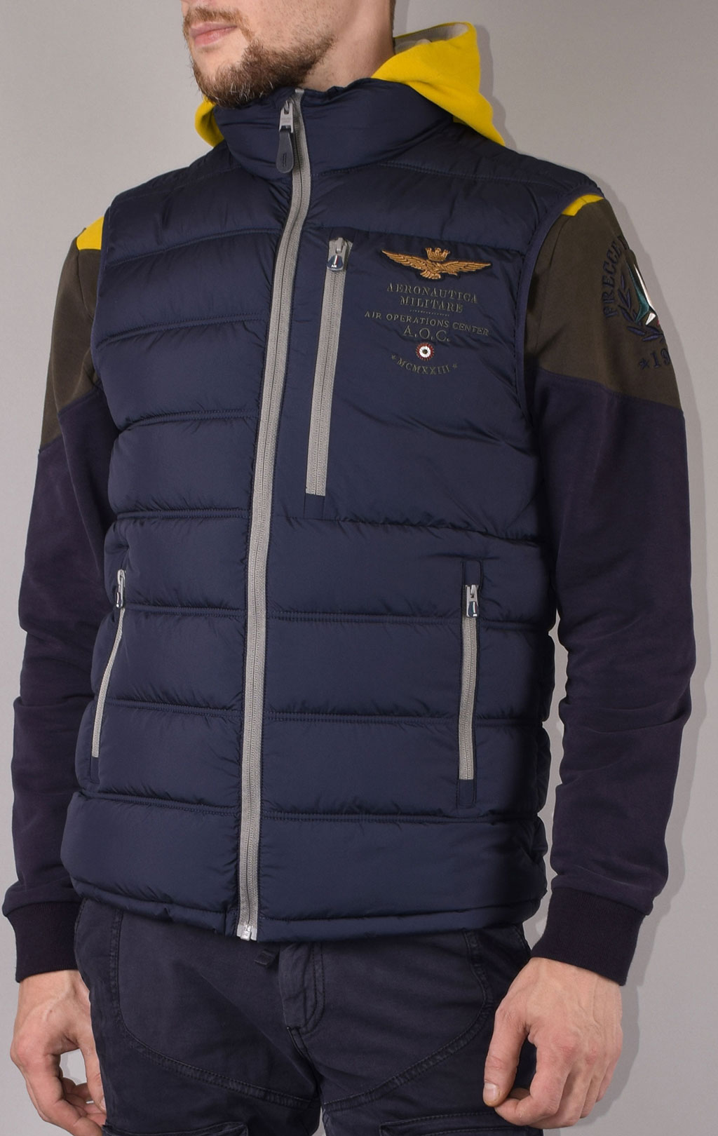 Жилет AERONAUTICA MILITARE FW 19/20 blue navy (AB 1685) 