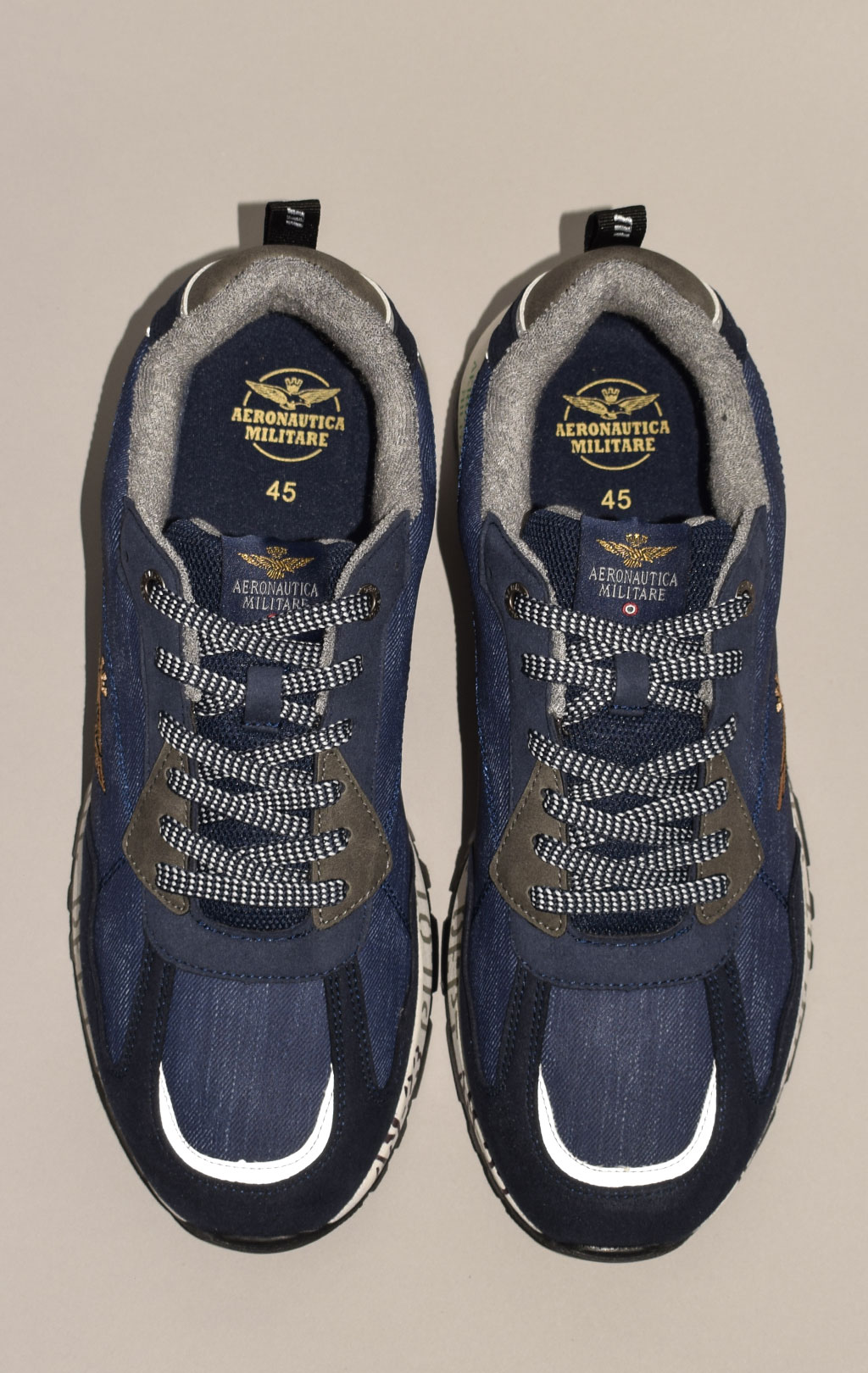 Кроссовки AERONAUTICA MILITARE FW 23/24 m/CN blue chiaro (SC 214)