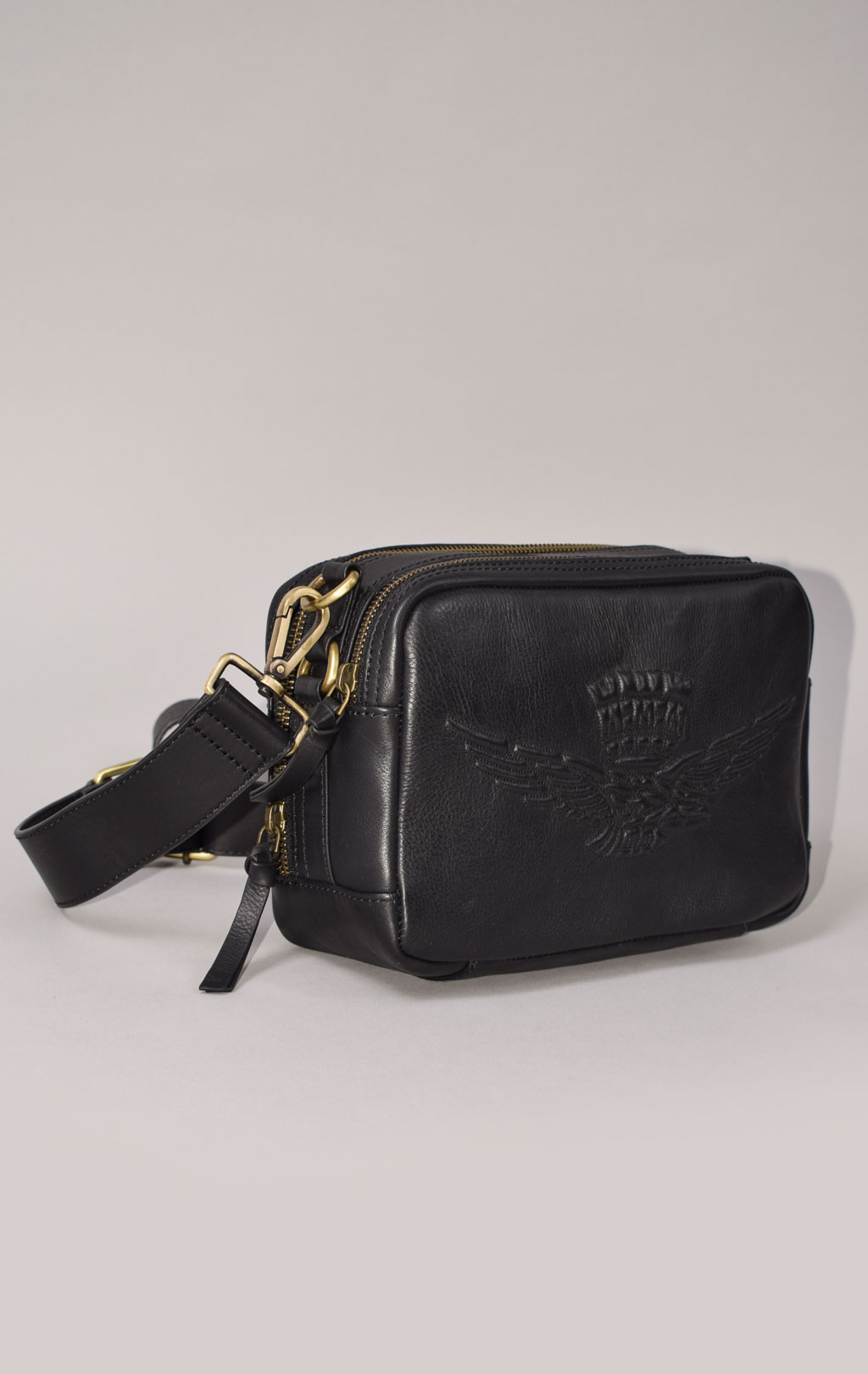 Женская сумка AERONAUTICA MILITARE SHOULDER BAG FW 23/24/IN nero (BO 1101)