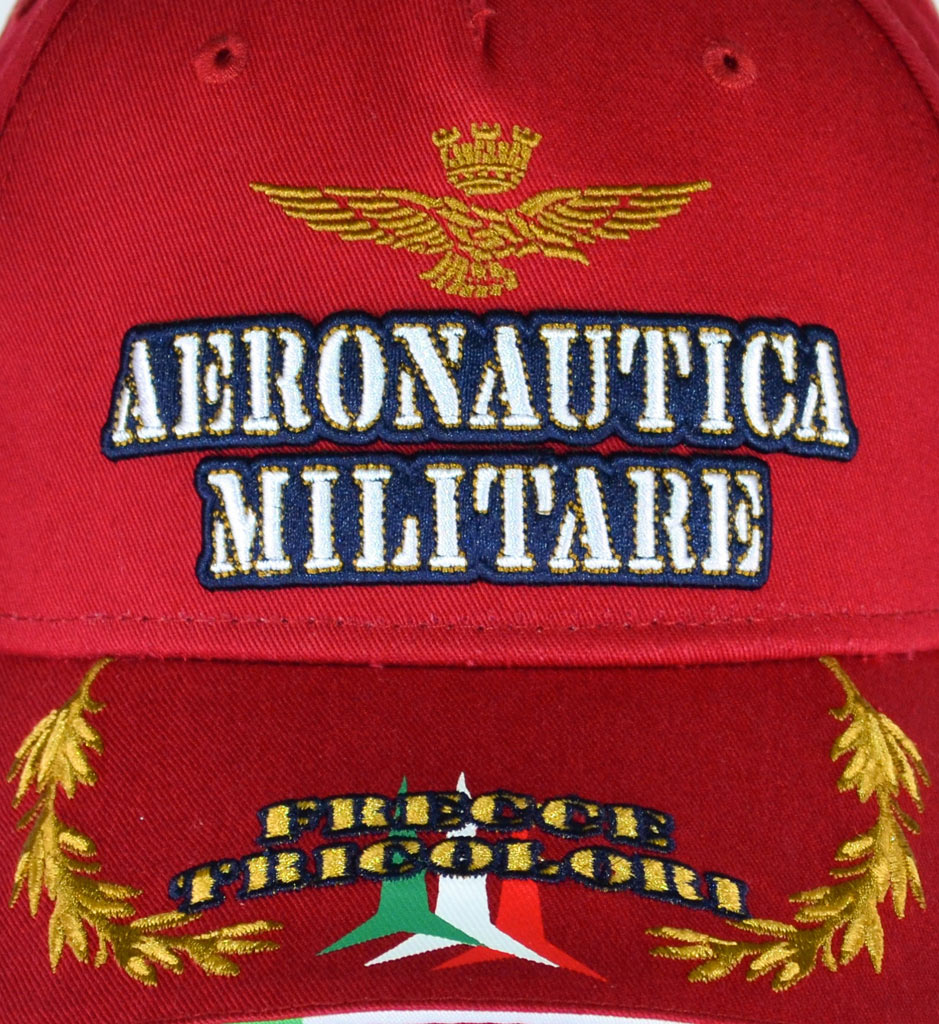 Бейсболка AERONAUTICA MILITARE red chili pepper (HA 982) 