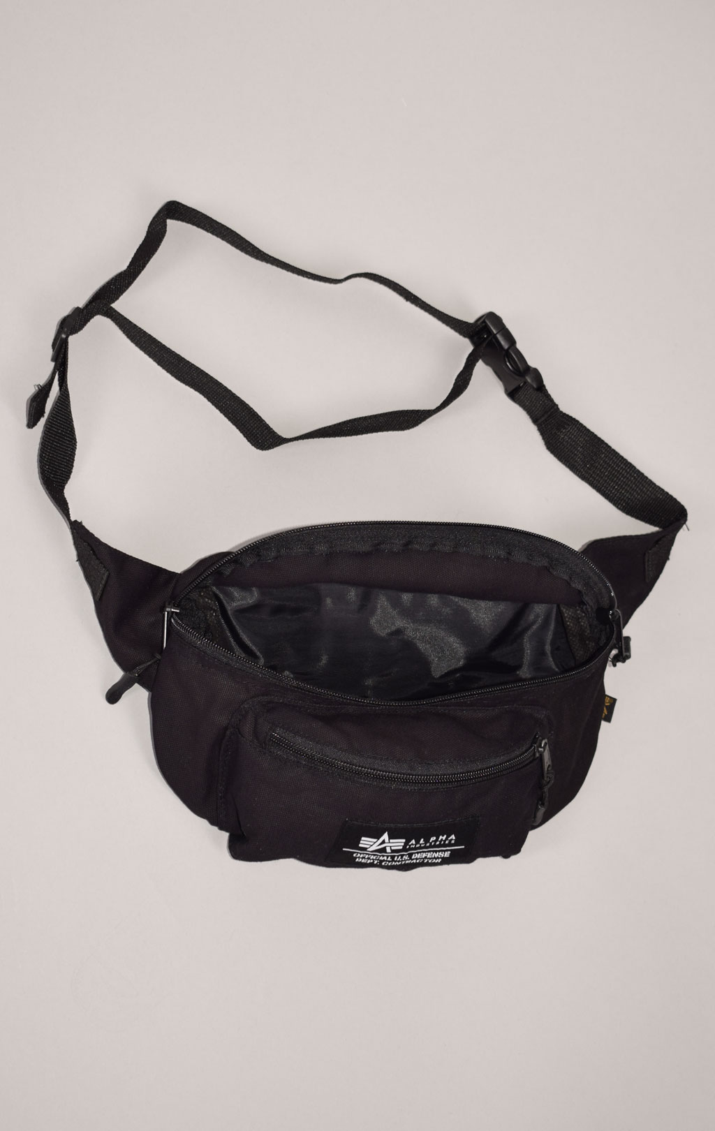 Сумка поясная ALPHA INDUSTRIES BIG WAIST BAG black 