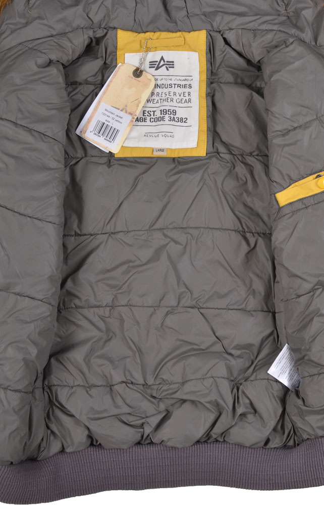 Куртка ALPHA INDUSTRIES MOUNTAIN JACKET yellow 