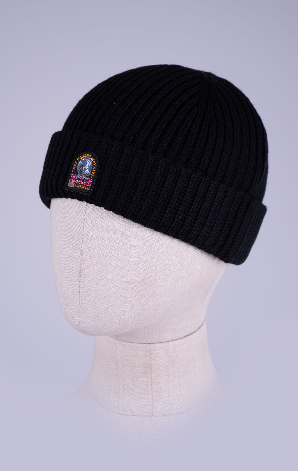 Шапка вязаная PARAJUMPERS MATIO FW 26/27 black 