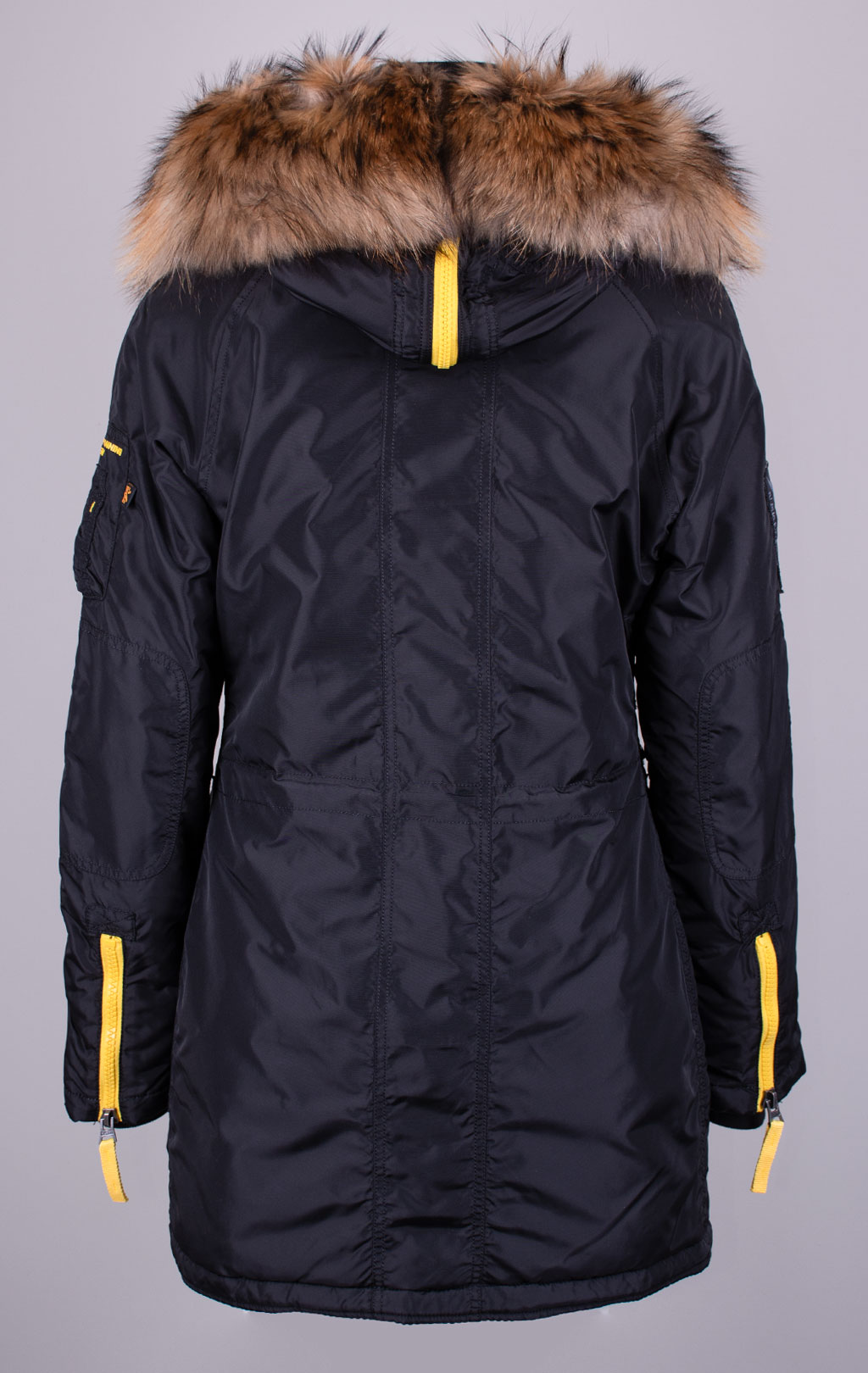 Женская аляска ALPHA INDUSTRIES PPS N-3B натур. мех black 