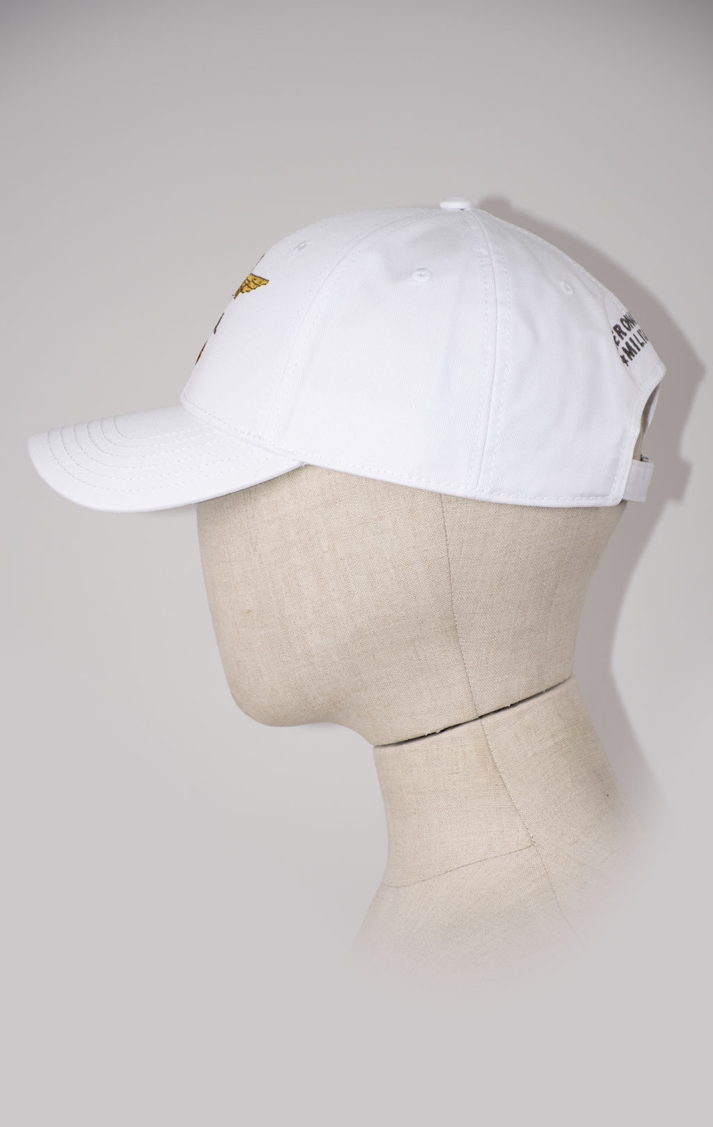 Бейсболка AERONAUTICA MILITARE SS 24/CN off white (HA 1100) 