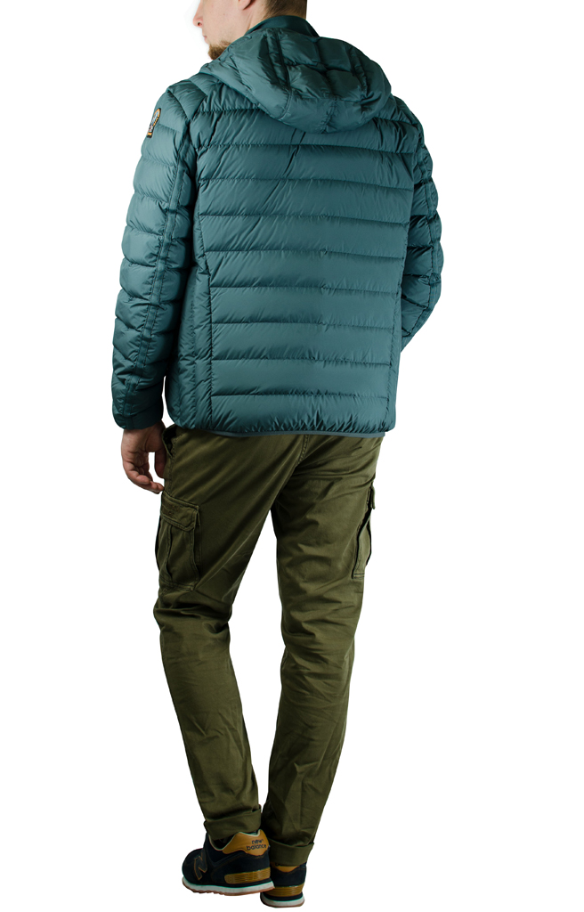 Куртка-пуховик лёгкая PARAJUMPERS LAST MINUTE teal 