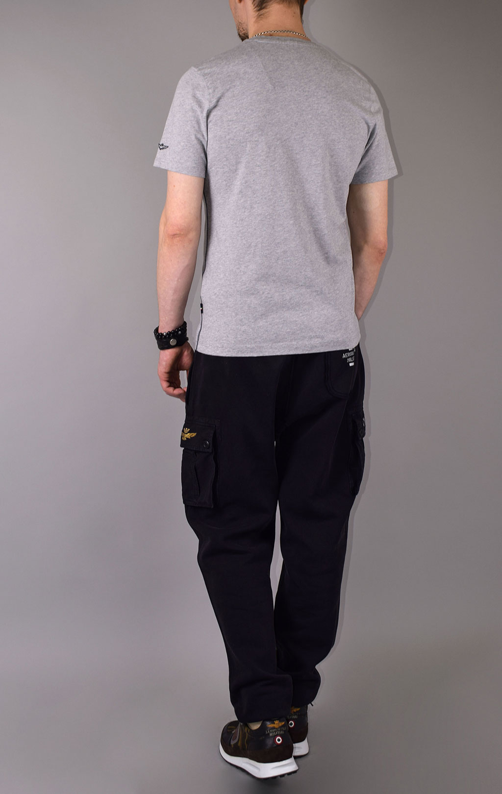 Футболка AERONAUTICA MILITARE SS 20 grigio melange (TS 1697)