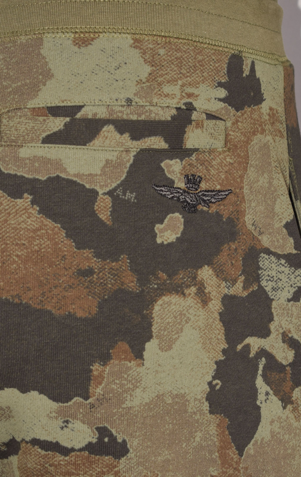 Шорты трикотажные AERONAUTICA MILITARE SS 22/BD camouflage pilot (BE 140) 