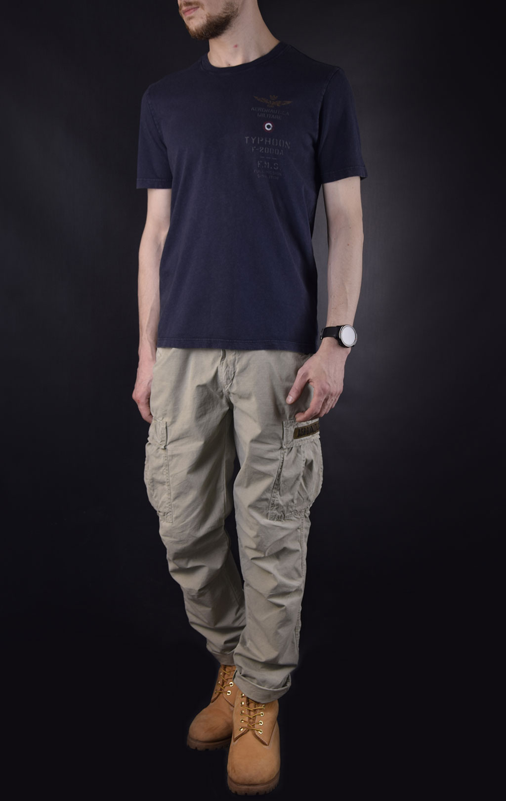 Футболка AERONAUTICA MILITARE SS19 blue navy (TS 1629)