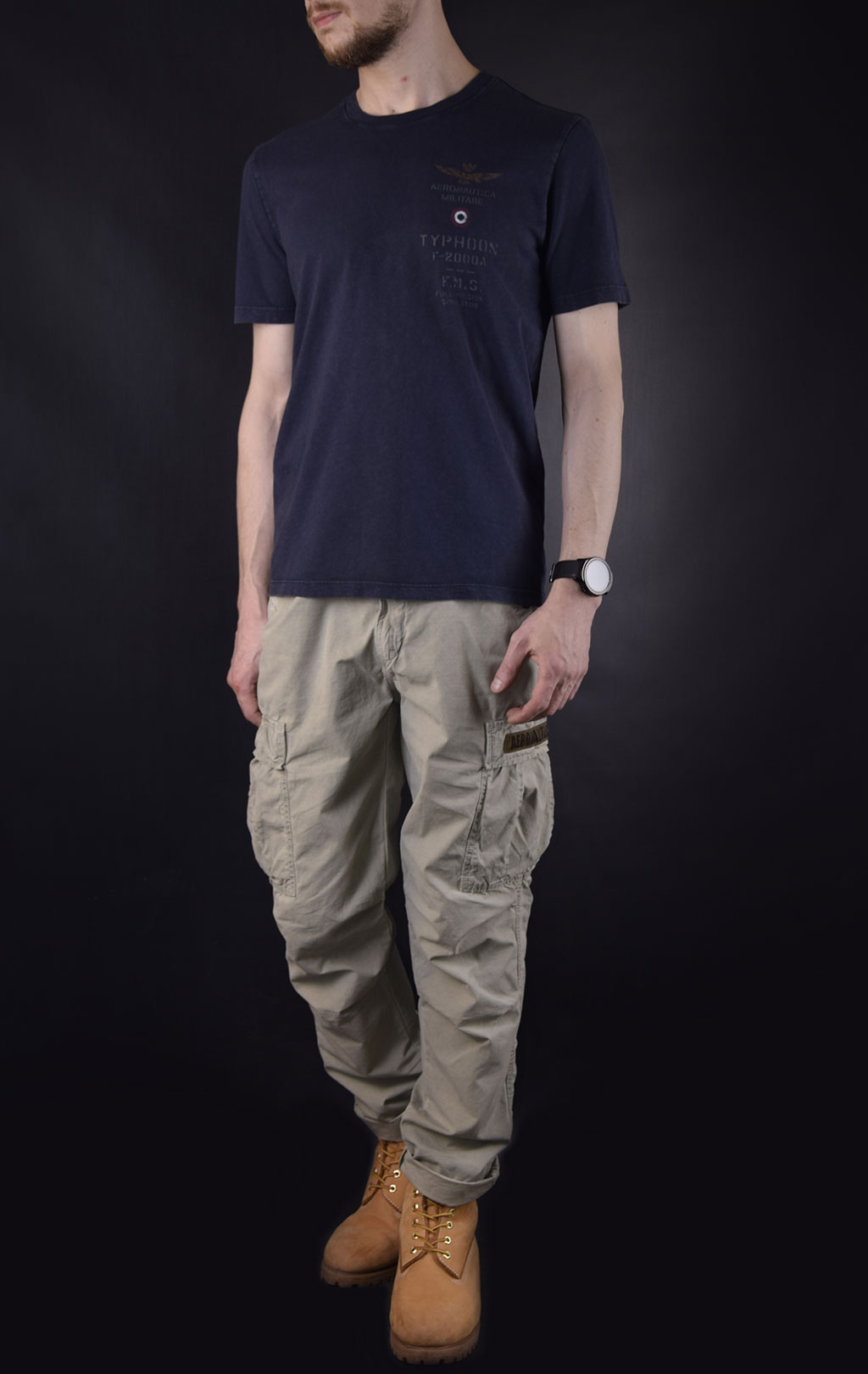 Футболка AERONAUTICA MILITARE SS19 blue navy (TS 1629) 