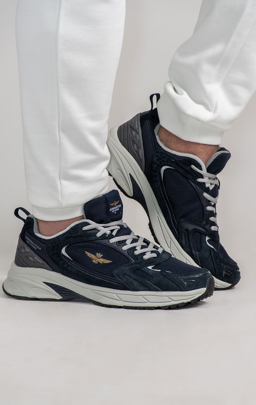 Кроссовки AERONAUTICA MILITARE SS 25 m/CN blue navy (SC 301) 