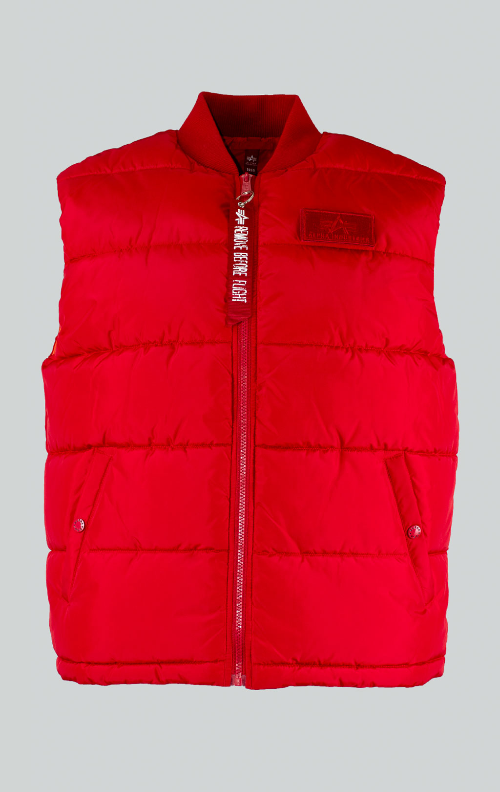 Жилет ALPHA INDUSTRIES PUFFER VEST LW mars red 